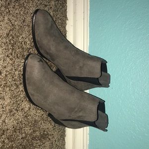 Grey Ankle boots